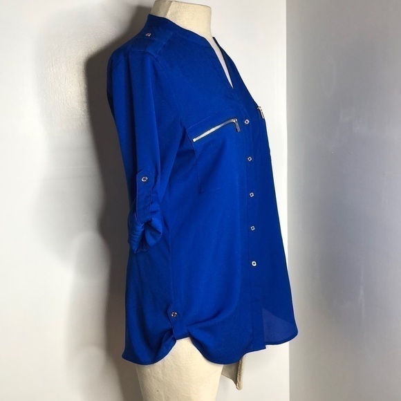 CALVIN Kline Royal blue aviator top - Picture 11 of 11